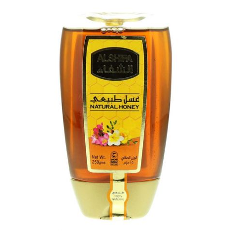 AL SHIFA Natural Honey 250gm (Squeeze Bottle)