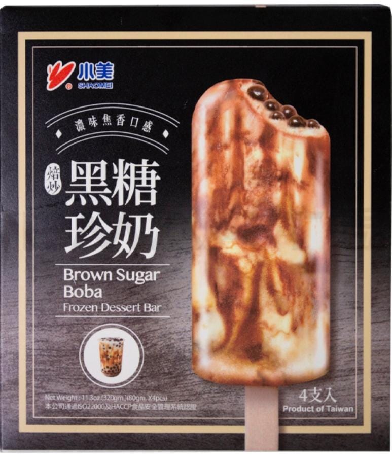 Brown Sugar Bobo Ice Cream 80gm x 4pcs China