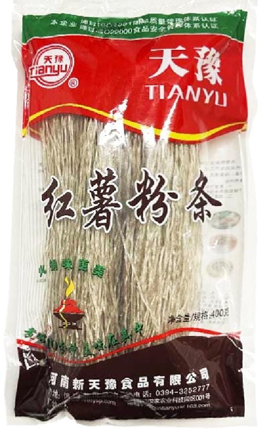 Dried Sweet Potato Noodle Thin 400gm China TIANYU Brand