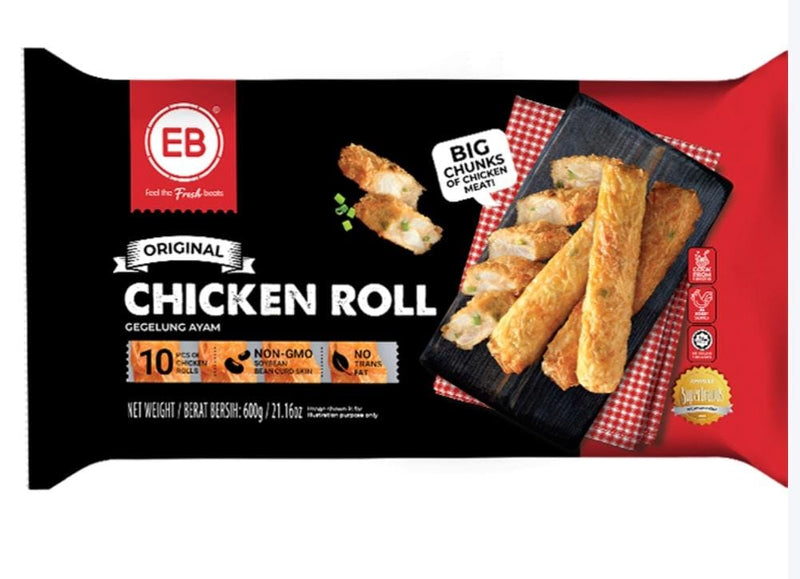 Frozen Chicken Roll (Original) 600gm Malaysia EB Brand