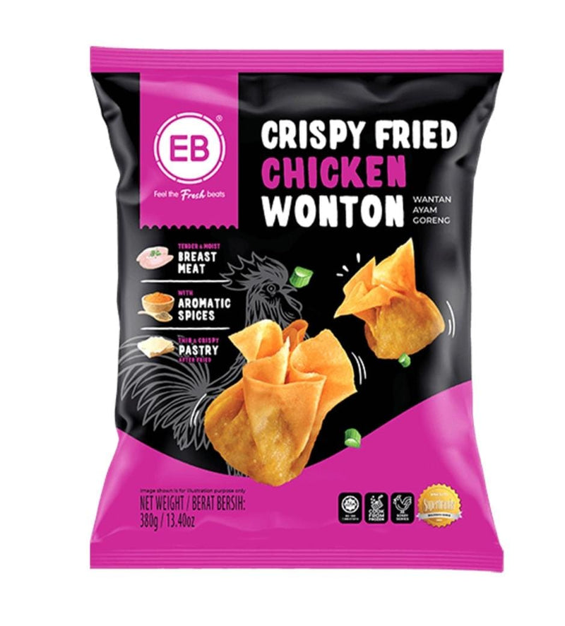 Frozen Crsipy Chicken Wanton 380gm Malaysia EB brand