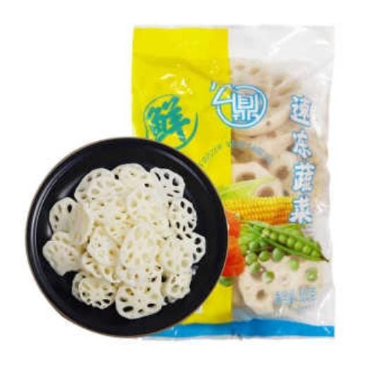 Frozen Lotus Root Slice 500gm China GONGDING Brand