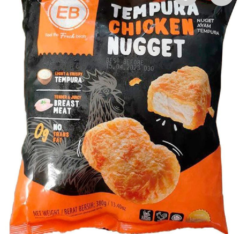 Frozen Tempura Chicke Nuggets 380gm Malaysia EB brand