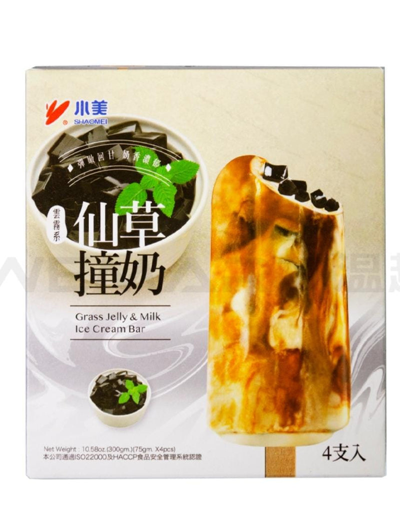 Grass Jelly and Milk Ice Cream 80gm x 4pcs China