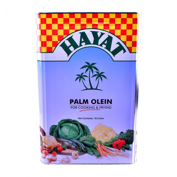 HAYAT Palm Olein Oil For Cooking & Frying 18ltr