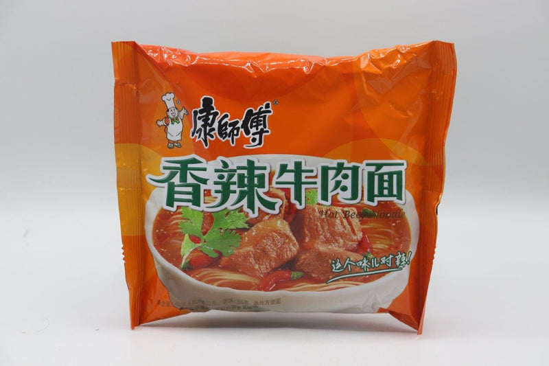 Instant Spicy Beef Noodle with Soup 103gm x 5pack China MASTER KONG Brand