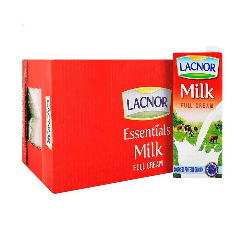 LACNOR Full Cream Milk 1ltr x 12pack /Carton