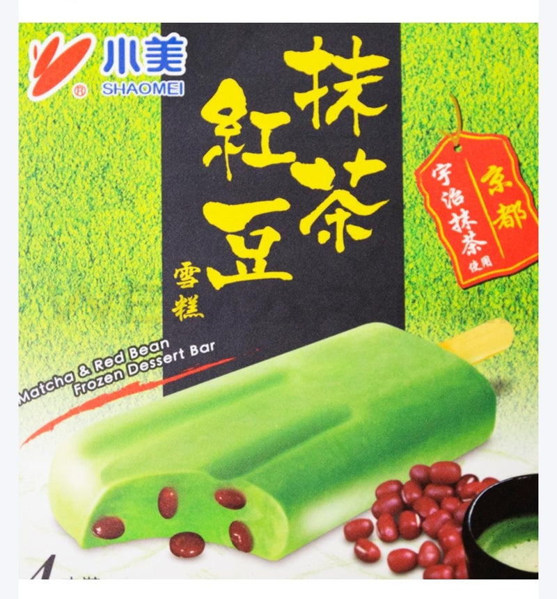 Matcha and Red Bean Ice Cream 80gm x 4pcs China