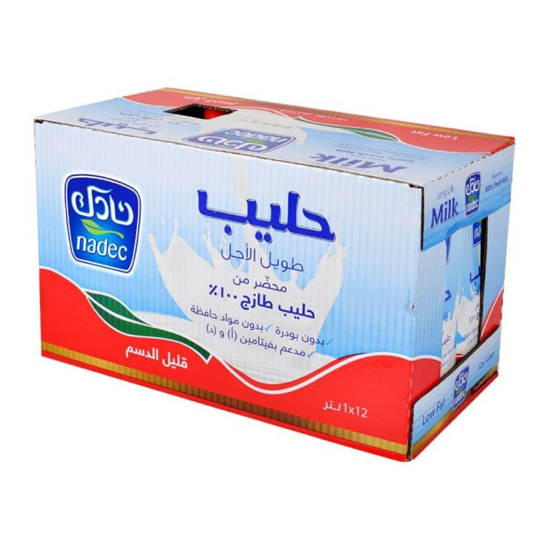 NADEC Low Fat Milk 1ltr x 12pack /Carton