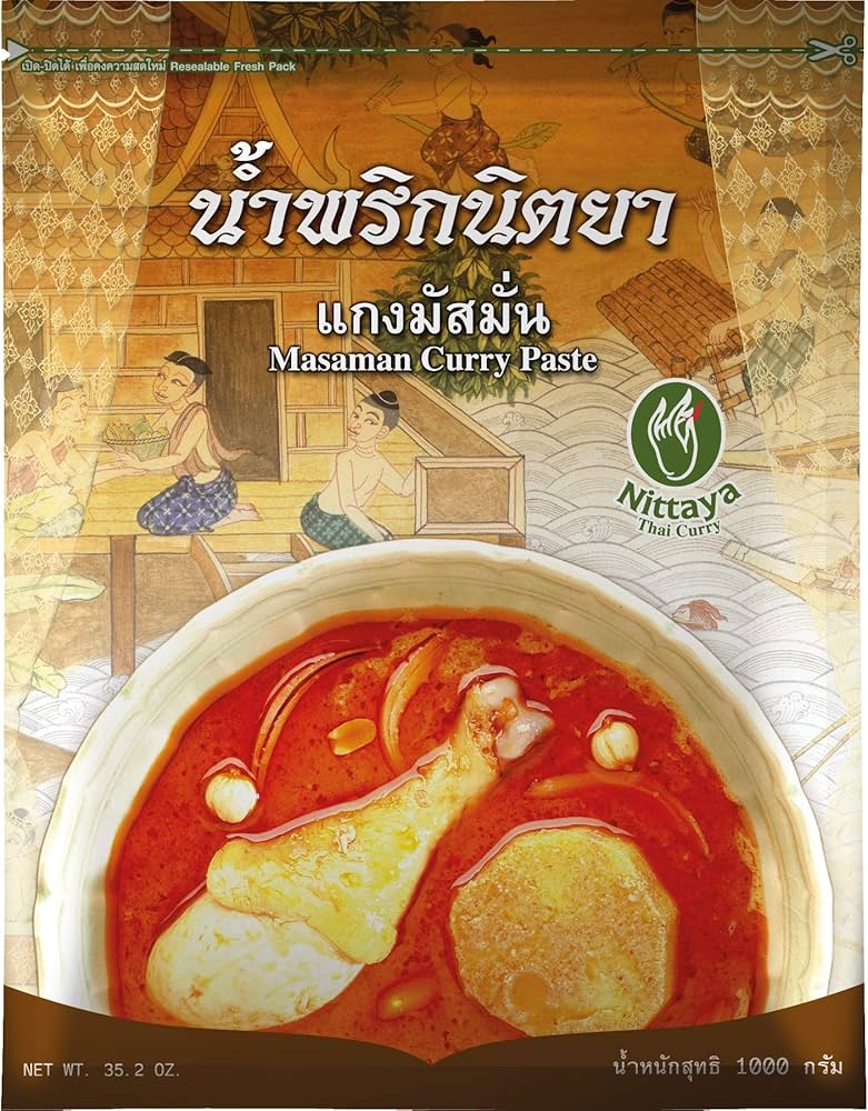 NITTAYA Masaman Curry Paste 1kg Thailand