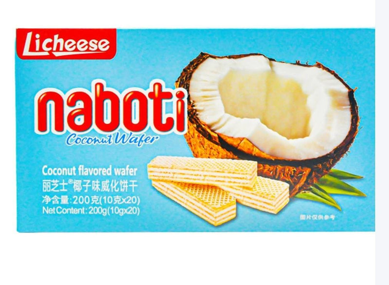 Naboti Coconut Flavour Wafer 200gm