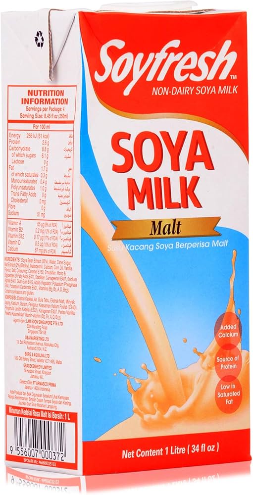 SOY FRESH Soya Milk Malt 1ltr Malaysia