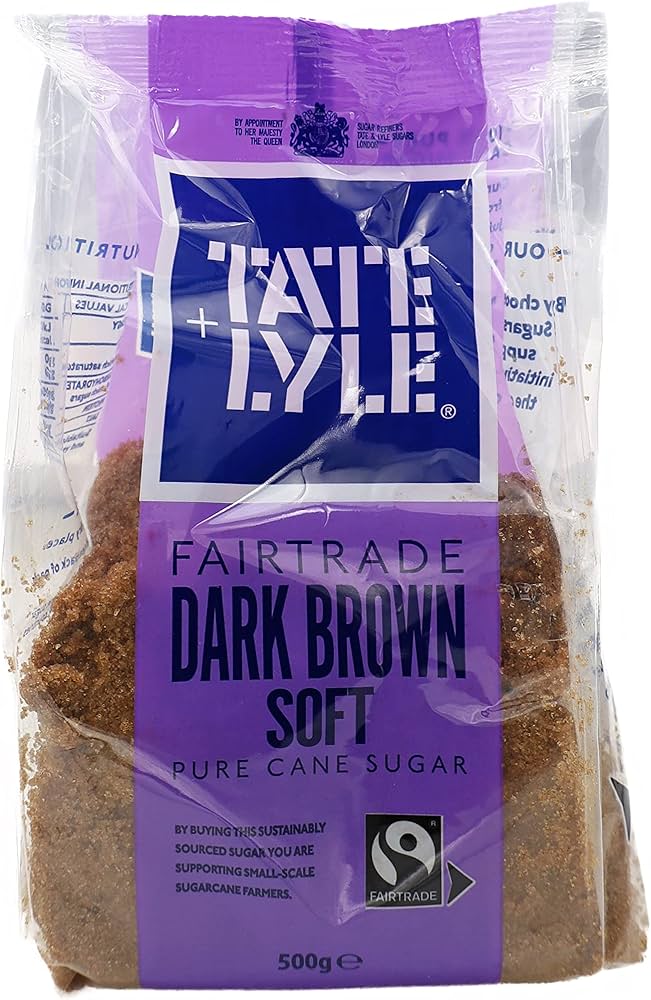 TATE & LYLE'S Dark Brown Sugar 500gm U.K